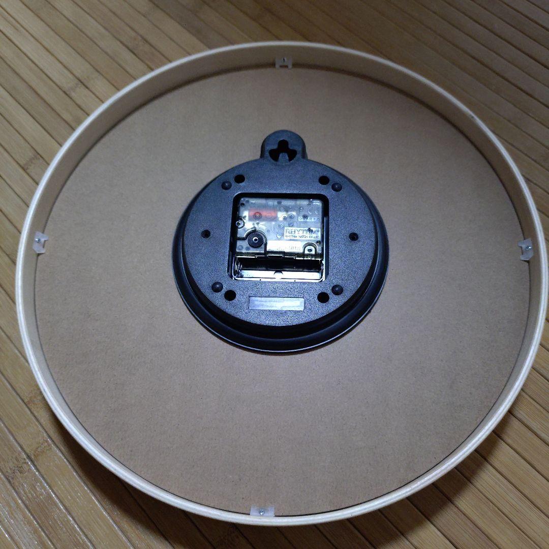 シンプルホワイトダイヤル掛時計 30cm