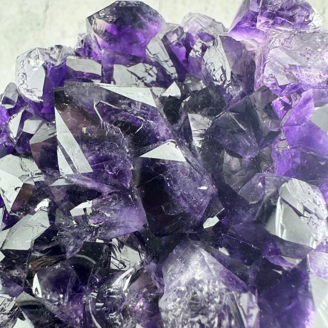 G-95アメジスト濃紫クラスター ドーム 原石 天然石 パワーストーン