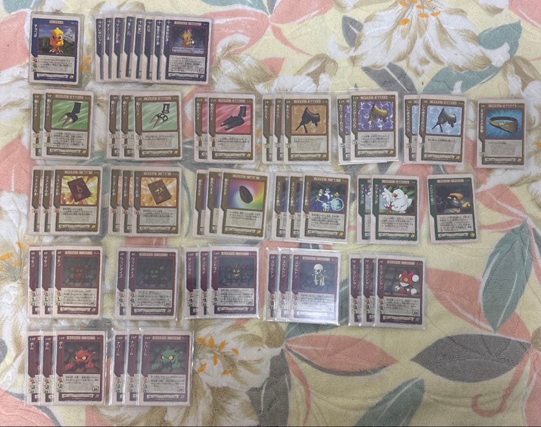 引退品　チョコボの不思議なゲームカード　まとめ売り