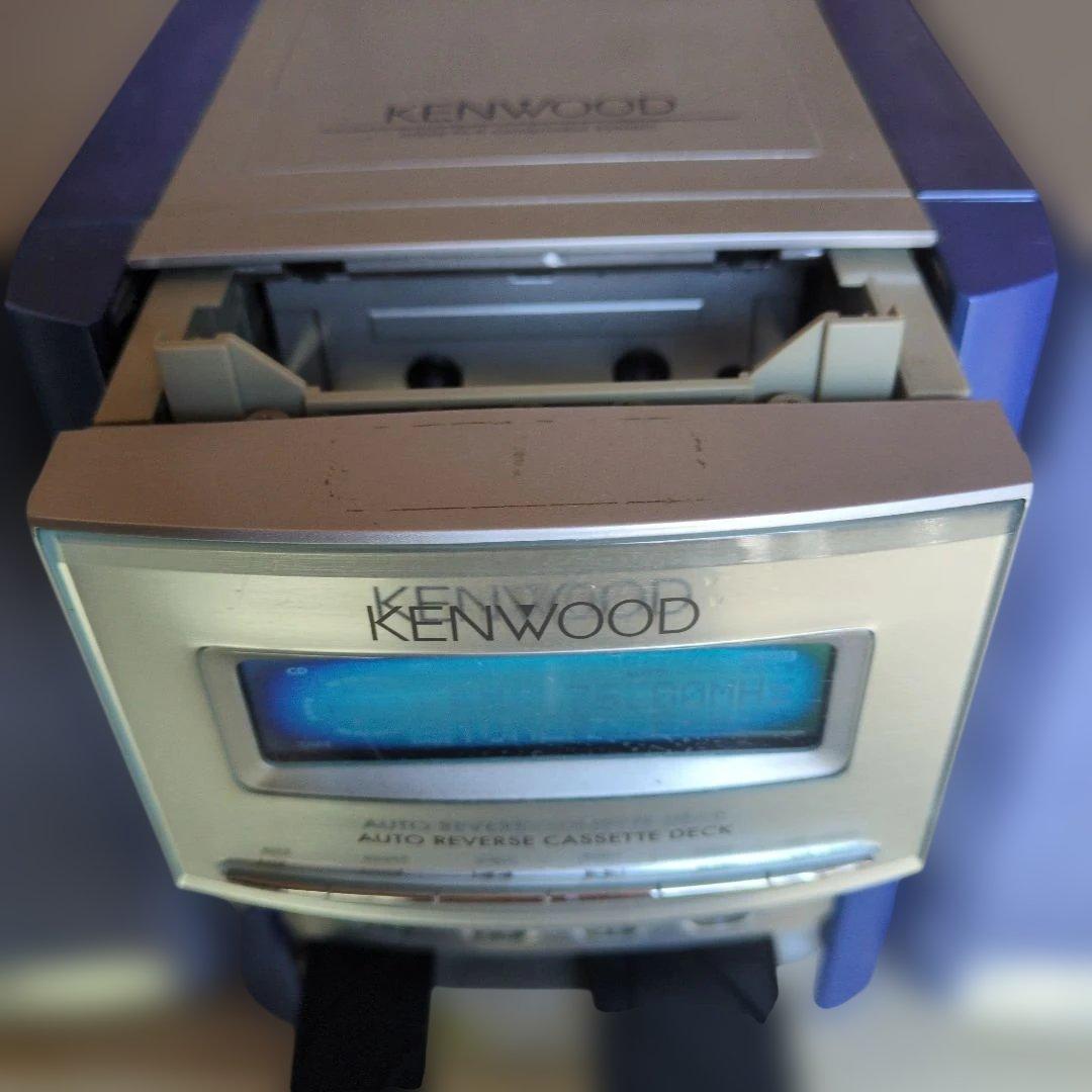 KENWOOD. MD CDラジオコンポデッキ☆リモコン付き