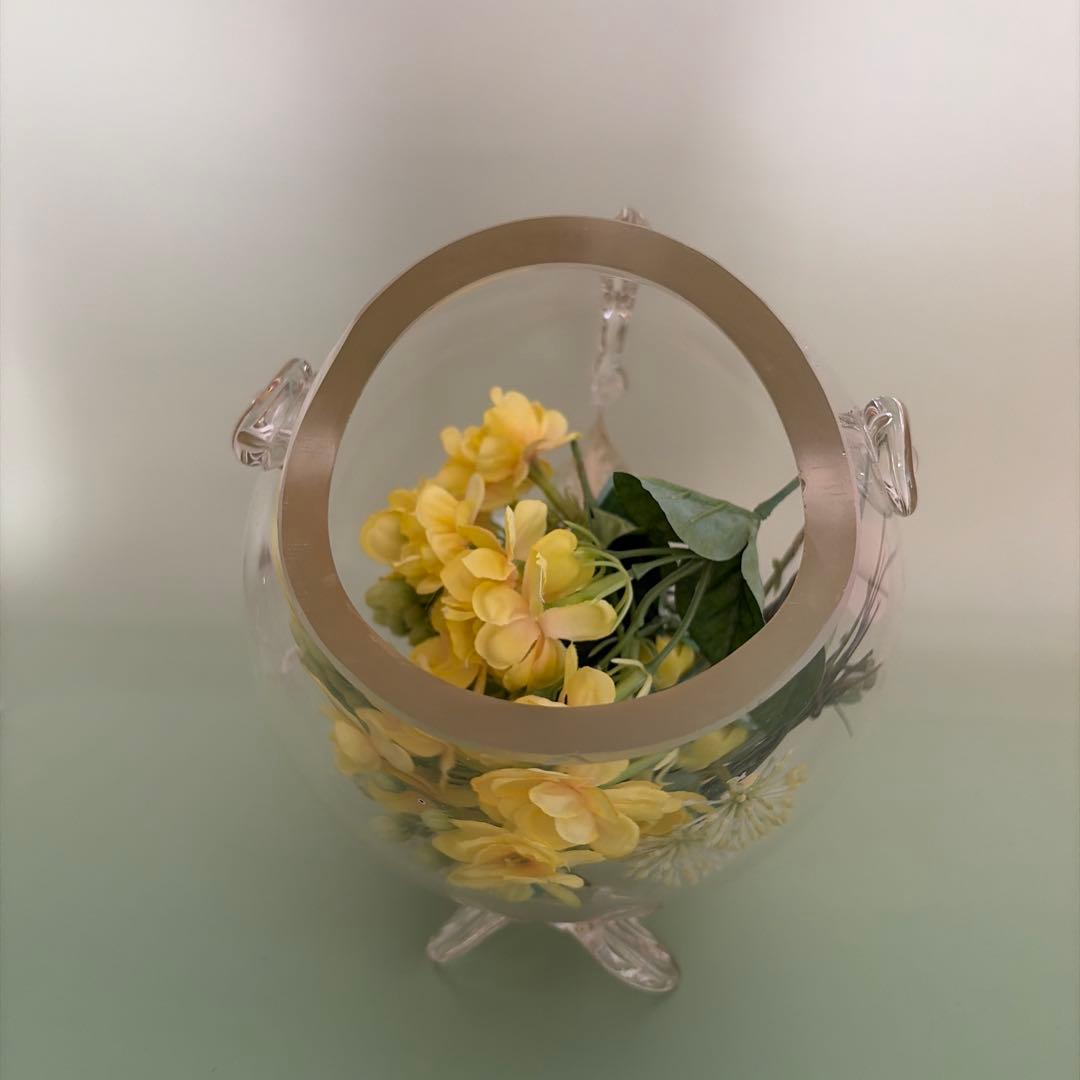 魚のガラス型花瓶金魚水族館