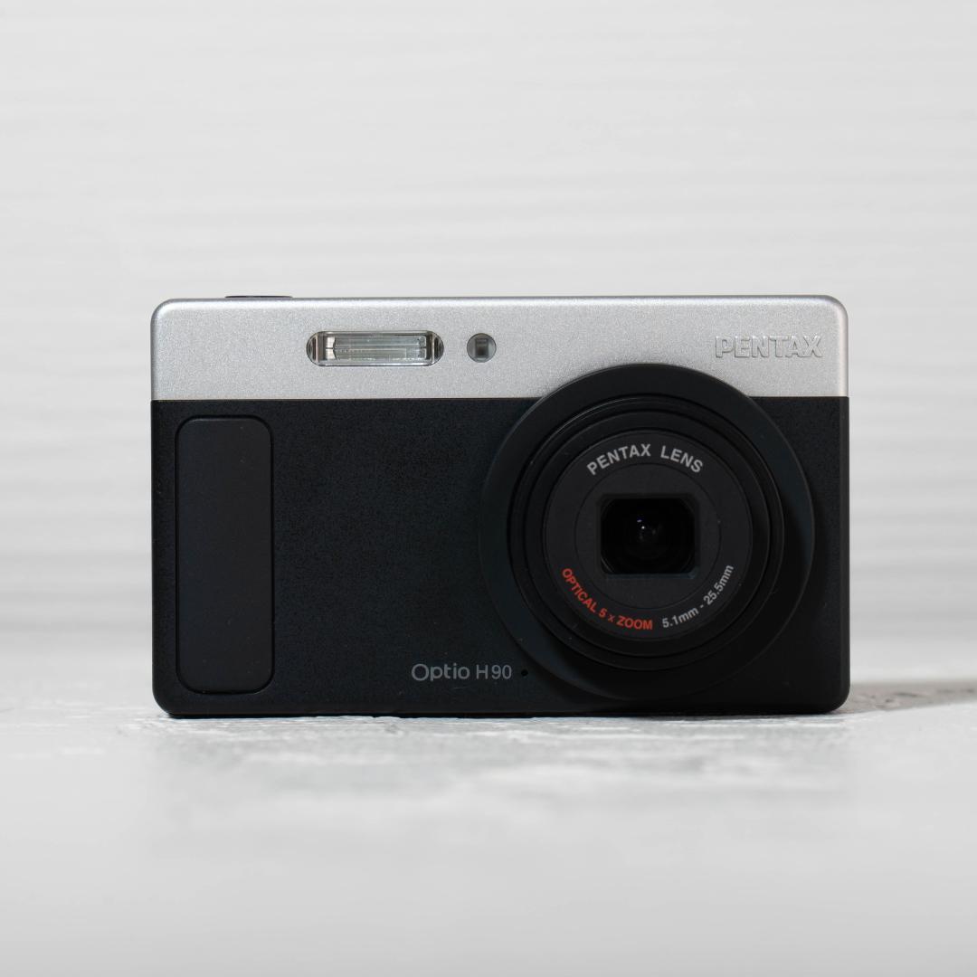 【可愛いすぎるコンデジ】PENTAX optio H90 ブラック×シルバー