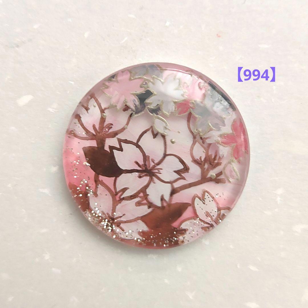 【994】ハンドメイド　レジン　ヘアゴム　ポニーフック