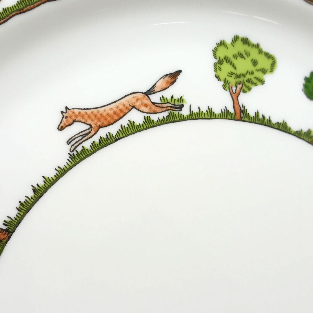 Y3333-4-2 ウェッジウッド ハンティングシーン プレート 直径27㎝