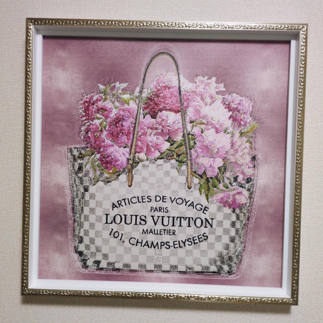 メルカリ市限定価格 アートパネル ルイヴィトン LOUIS VUITTON M
