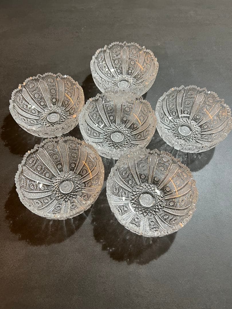 セ*マ様 クリスタルガラス皿 15点セット