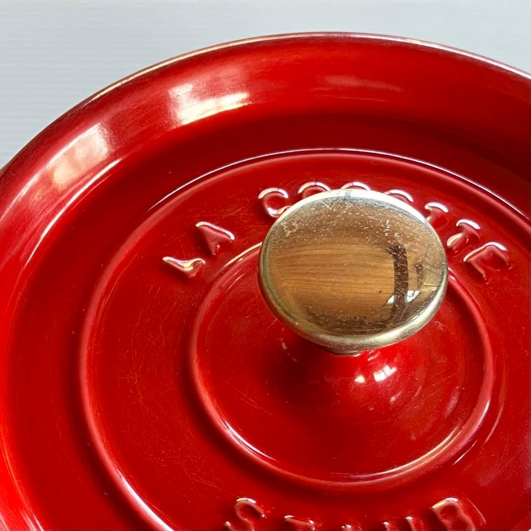 【ストウブ】STAUB ココットラウンド 20cm チェリーレッド 両手鍋