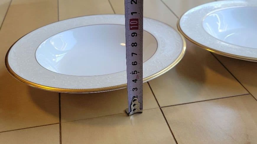 ノリタケ　ホワイトパレス❷　ディープ　プレート　2枚