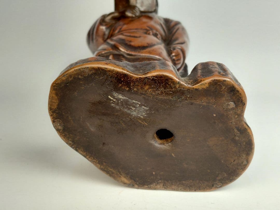 備前焼二宮金次郎像　古備前　信楽焼　丹波焼