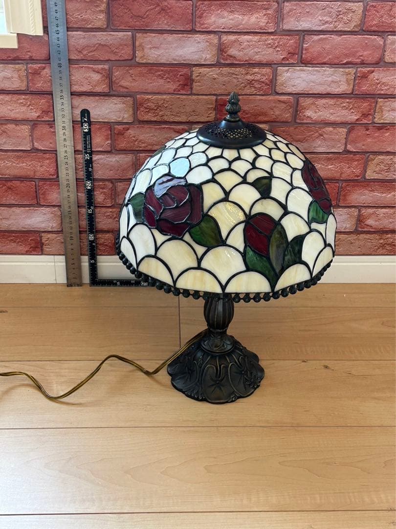 ♪　　ステンドグラスランプ