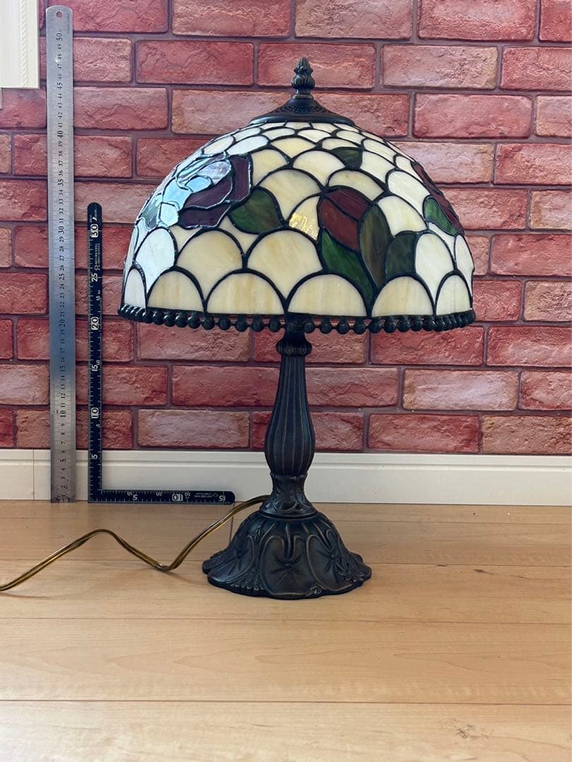 ♪　　ステンドグラスランプ