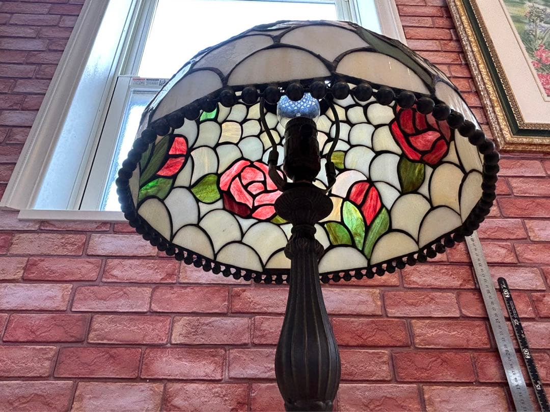 ♪　　ステンドグラスランプ