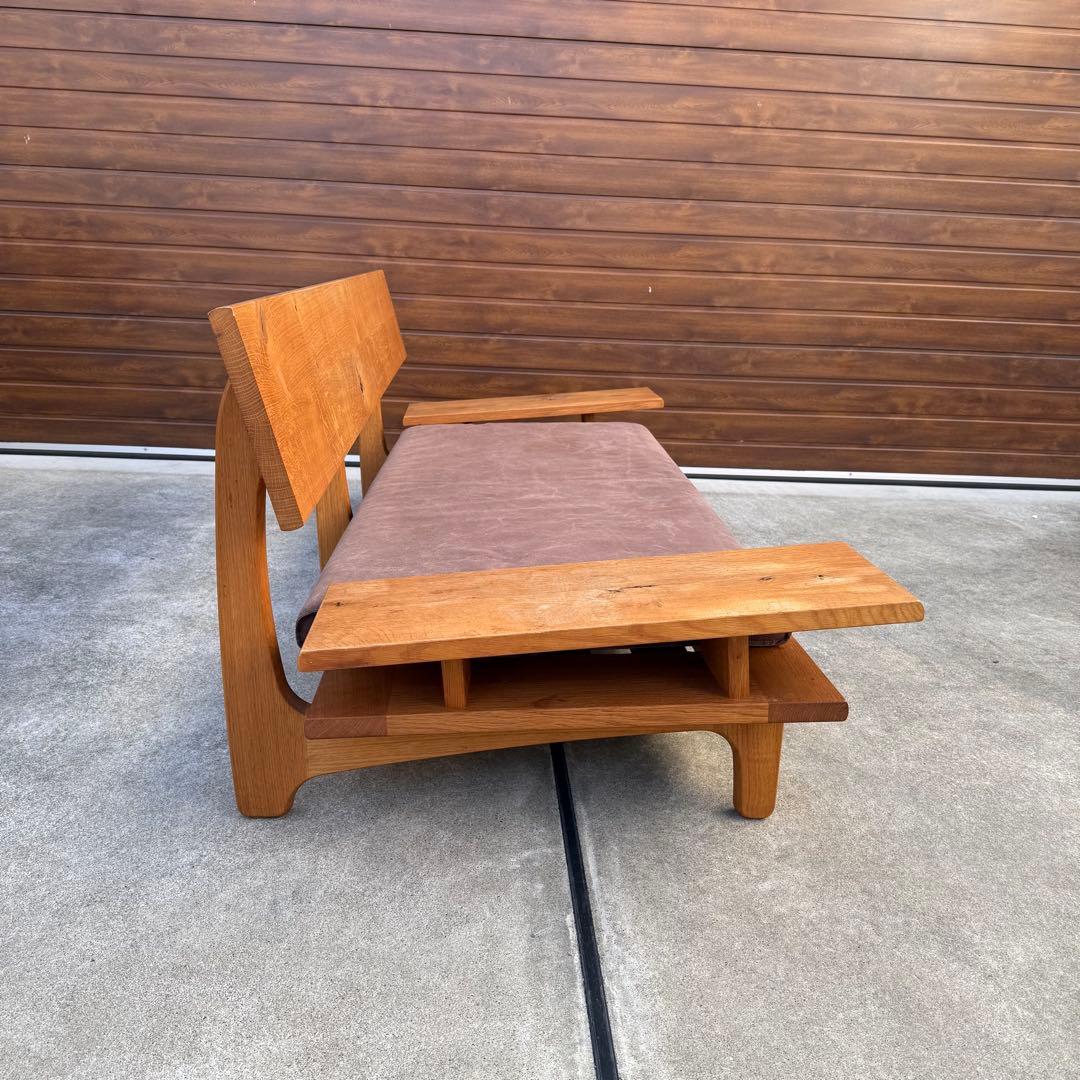 美品 飛騨産業 森のことば 3P ソファ オーク 購入価格38万