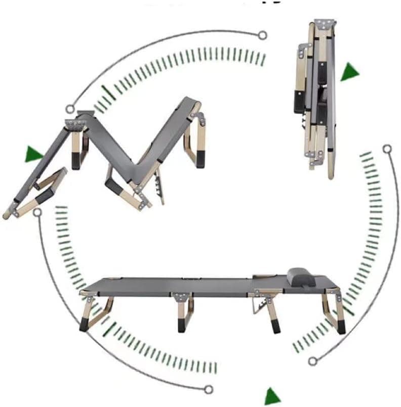 簡易ベッド 折り畳みベッド おりたたみシングル(193*68*30cm) (黒)