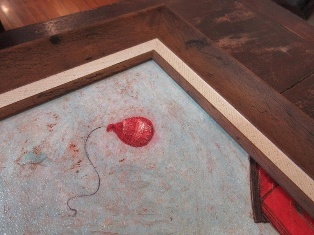 絵画　軽量ゲル●サムトフト アートフレーム「ムーディーなバルーン」●動物＆癒し