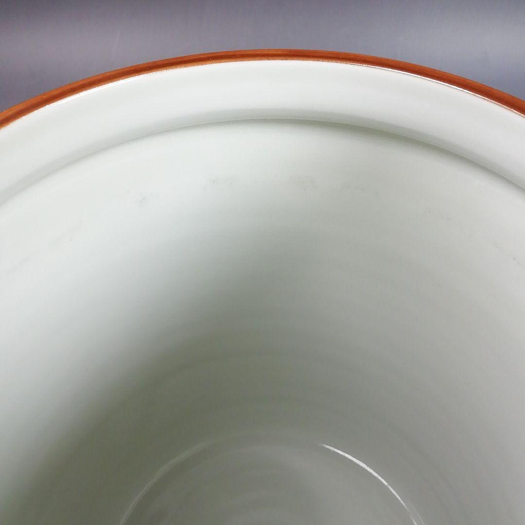 Ｗ２３１　水指　『染付　唐草文』『押小路窯　庄左ェ門 造』　共箱　茶道具