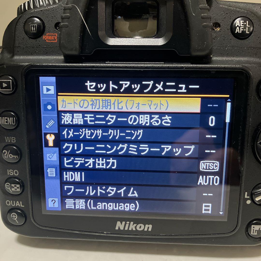 【美品】 Nikon D90 ダブルズームセット オススメ一眼レフ 簡単操作