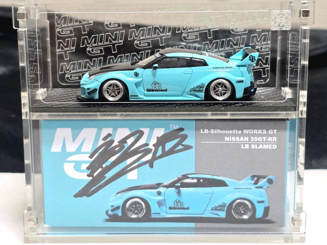 限定 LBWK Mini GT日産 R35 1個 カスタム サイン入り