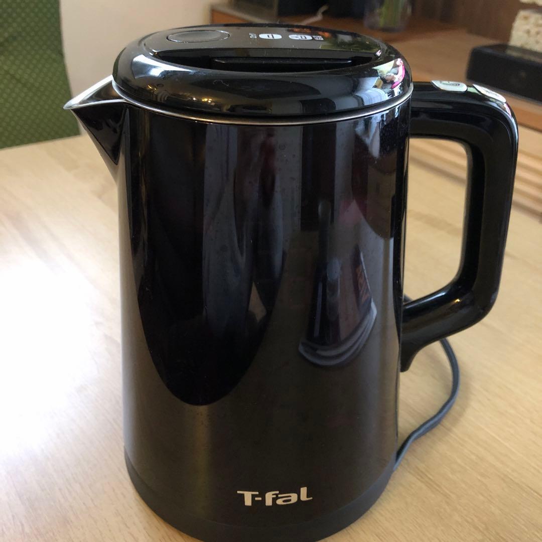 T-fal ブラック 電気ケトル ディスプレイロックコントロール