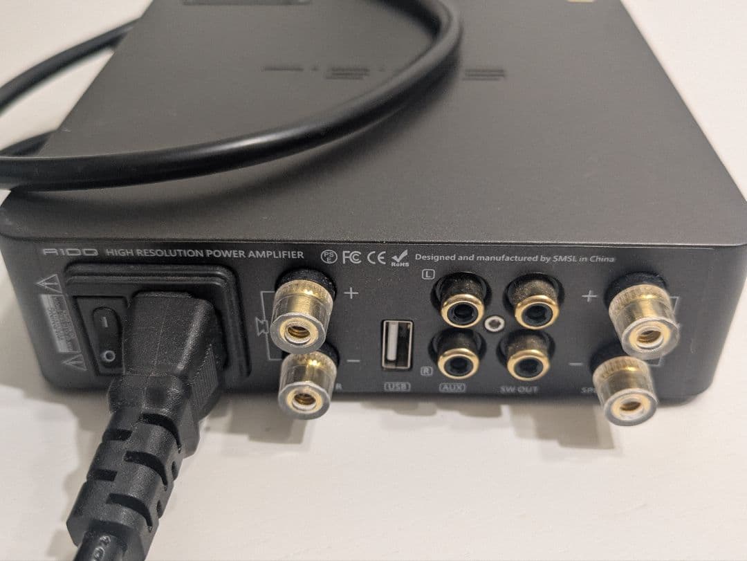 S.M.S.L A100 アンプ Bluetooth 5.0 小型 パワーアンプ