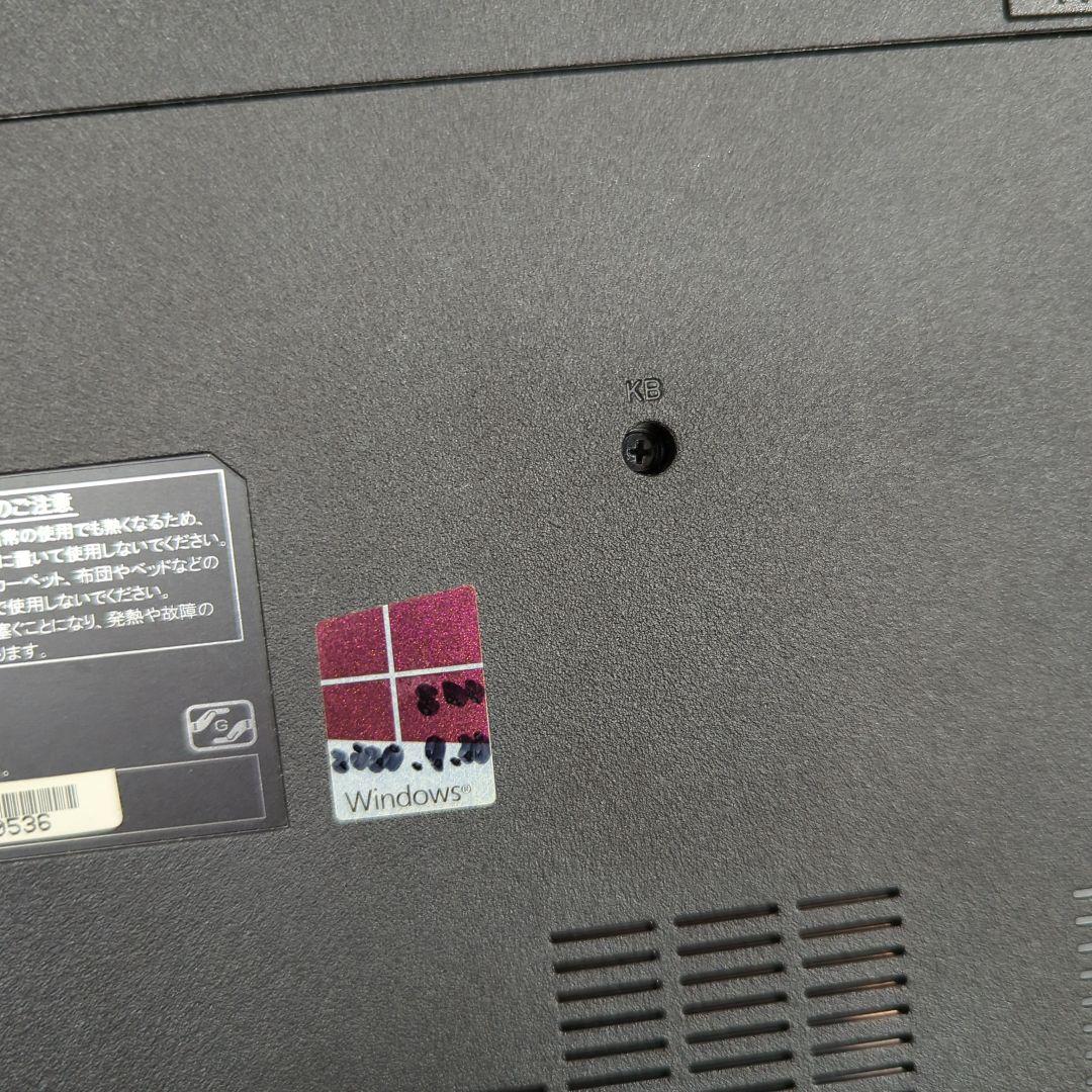 mouse W952AU Core i7 ノートPC 初期化済み ジャンク？