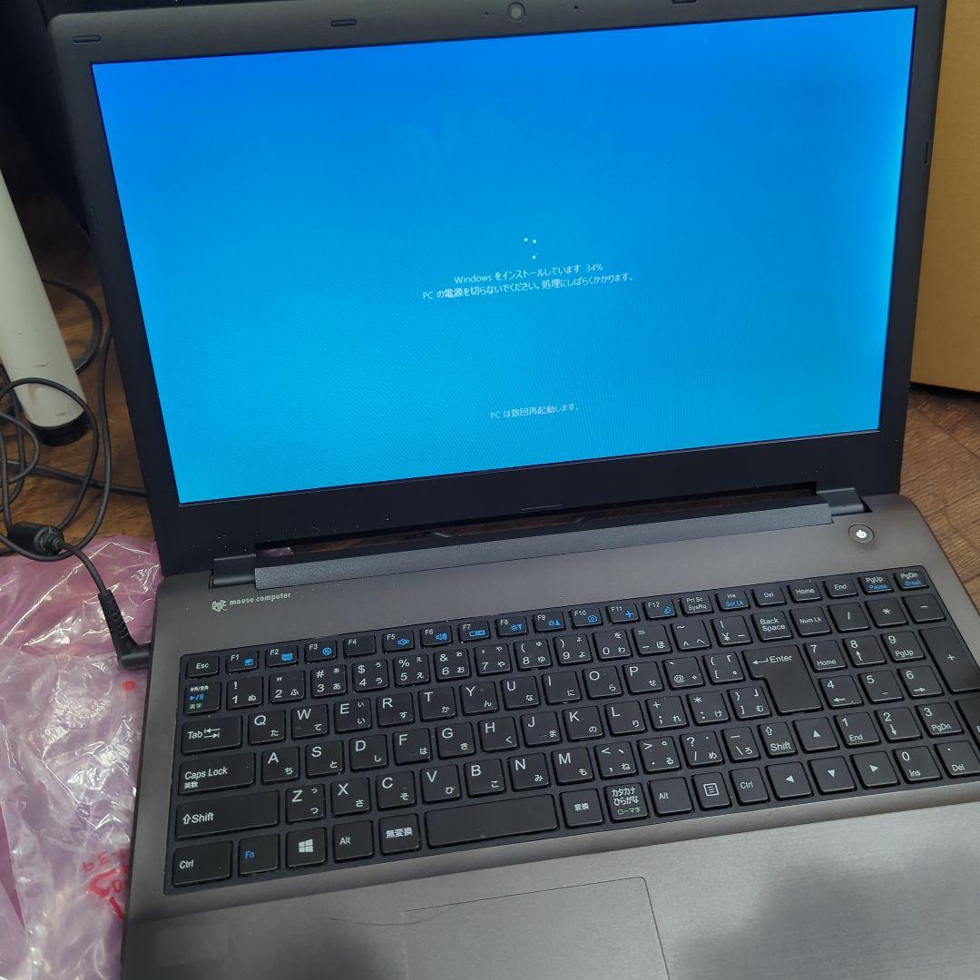 mouse W952AU Core i7 ノートPC 初期化済み ジャンク？