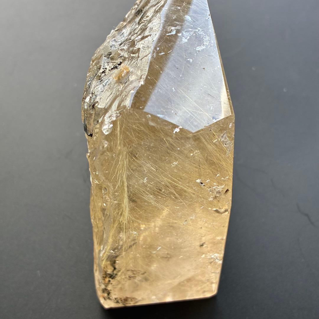 断捨離SALE〜☆天然石☆ ルチルクォーツ　ヴィーナス　虹　高品質　原石　箱付き