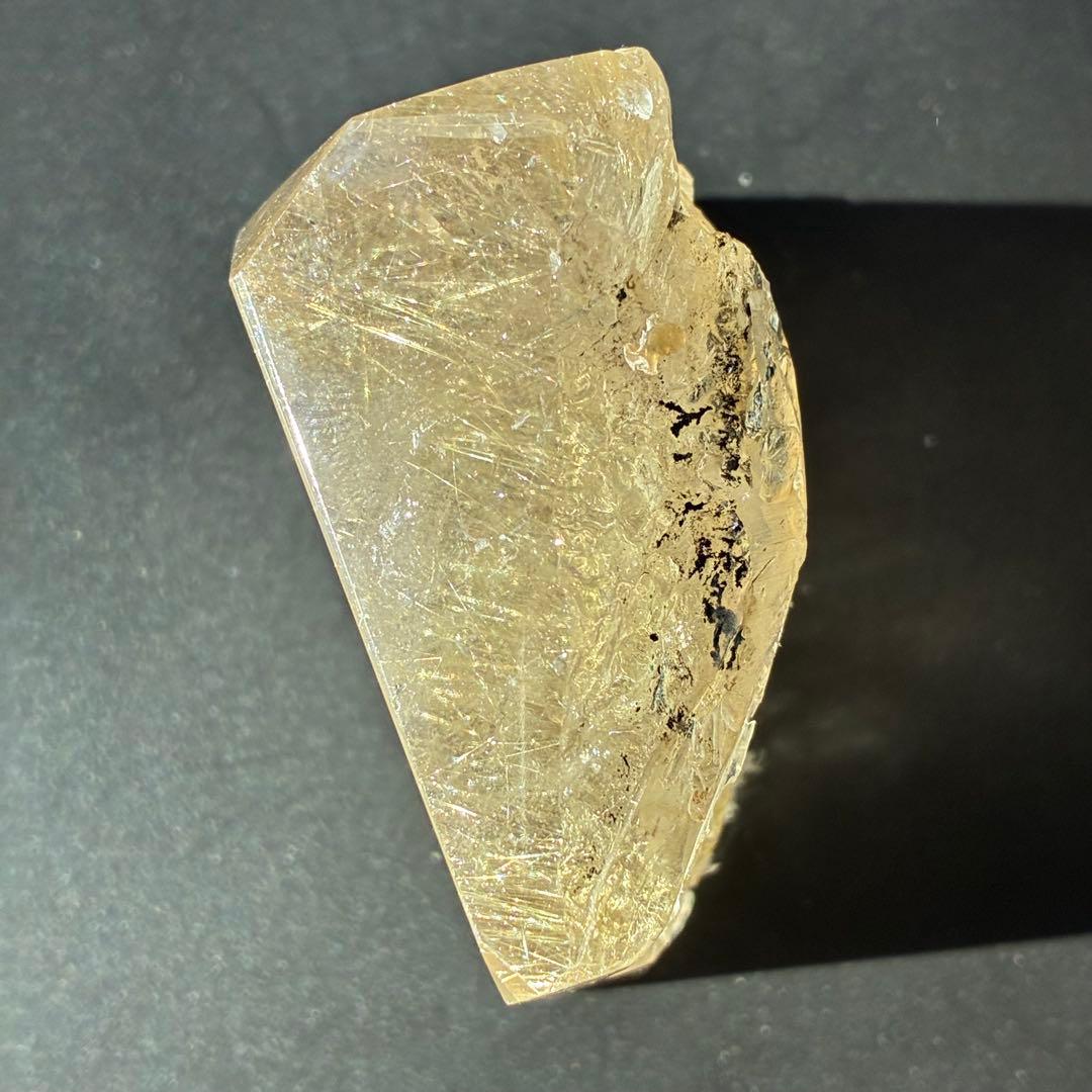 断捨離SALE〜☆天然石☆ ルチルクォーツ　ヴィーナス　虹　高品質　原石　箱付き