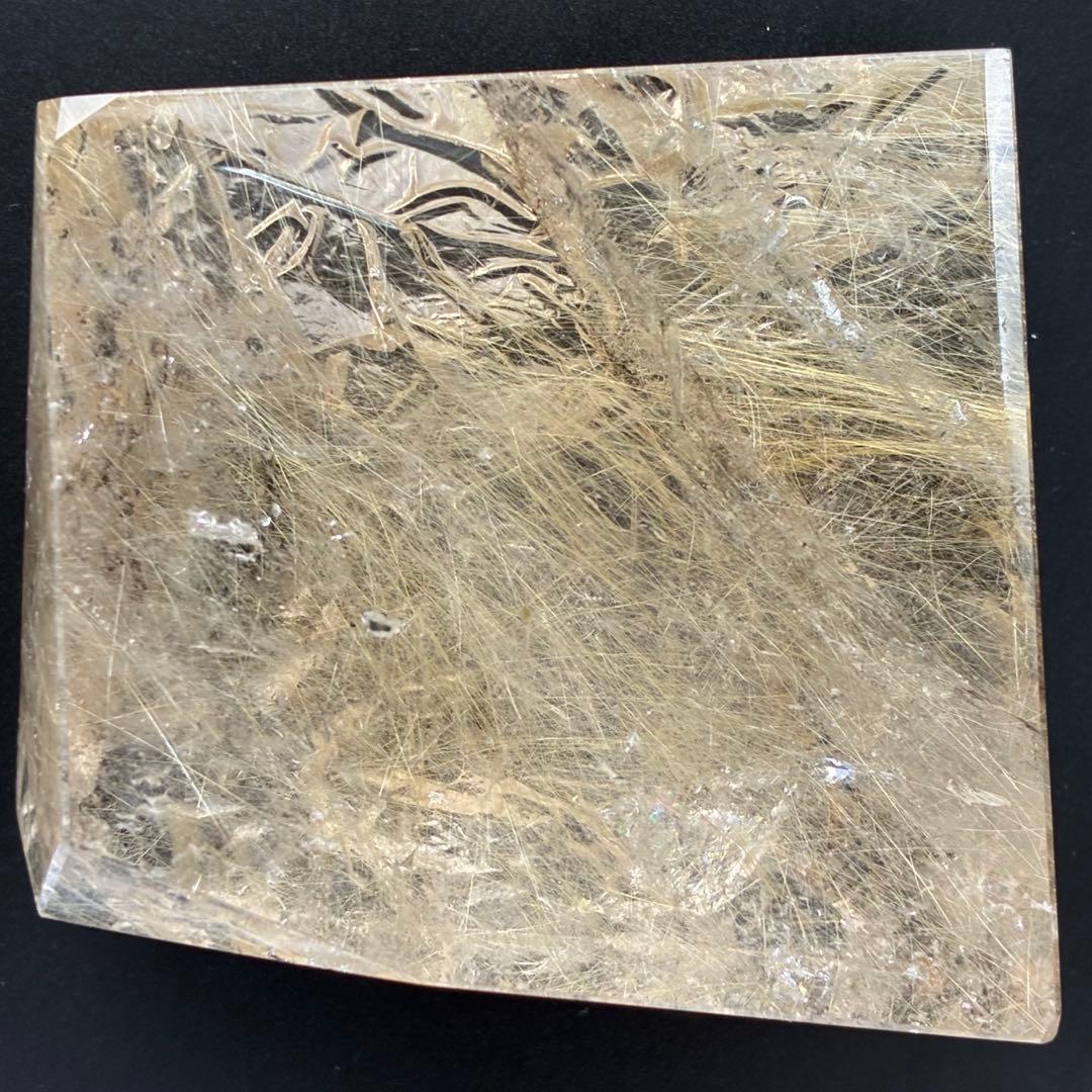 断捨離SALE〜☆天然石☆ ルチルクォーツ　ヴィーナス　虹　高品質　原石　箱付き