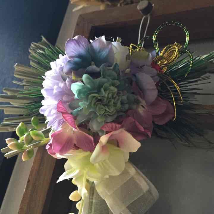 out ruri様 ナチュラル モダン ✧ 2016 しめ縄 リース