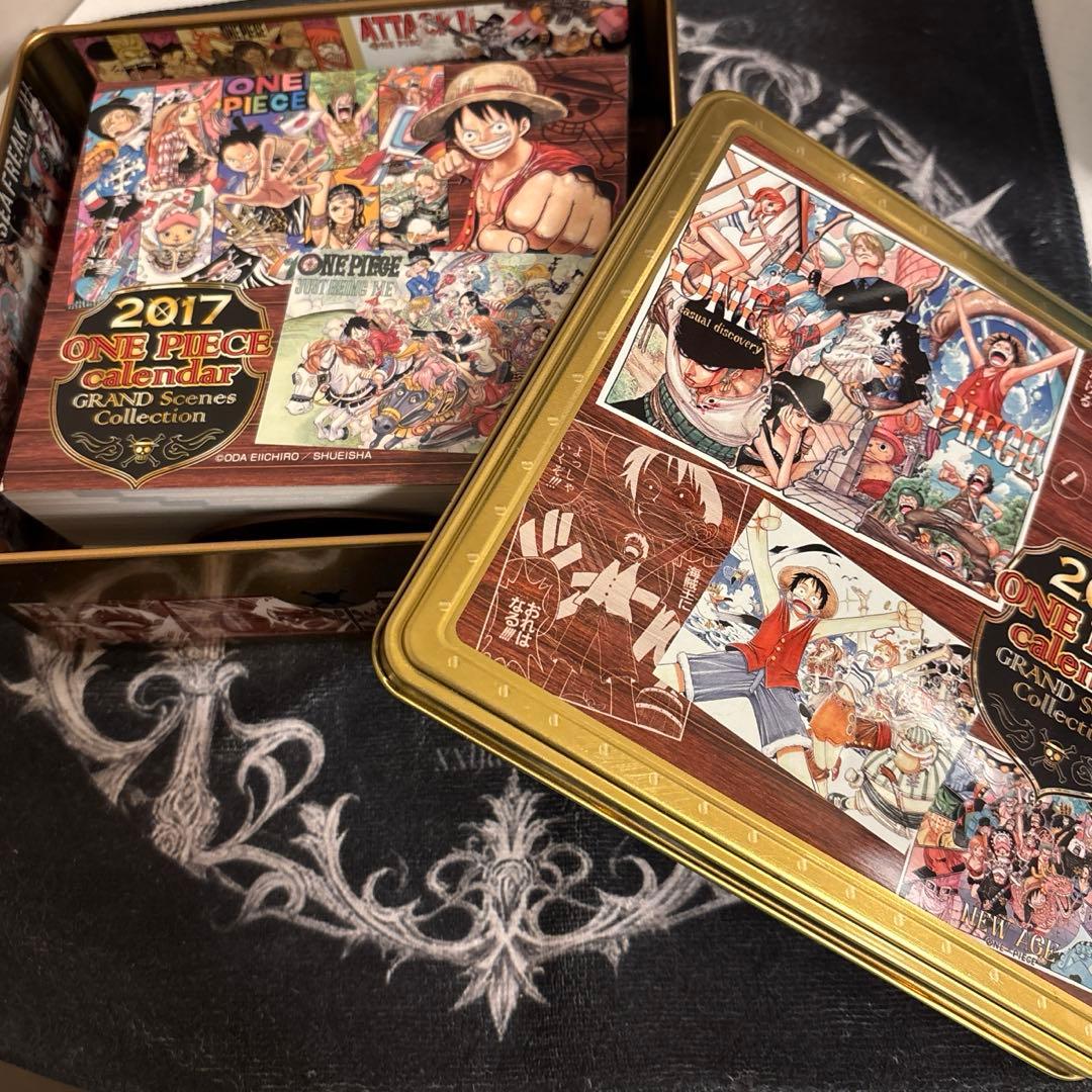 【開封品】ワンピース 日めくり カレンダー 2017 コミックカレンダー