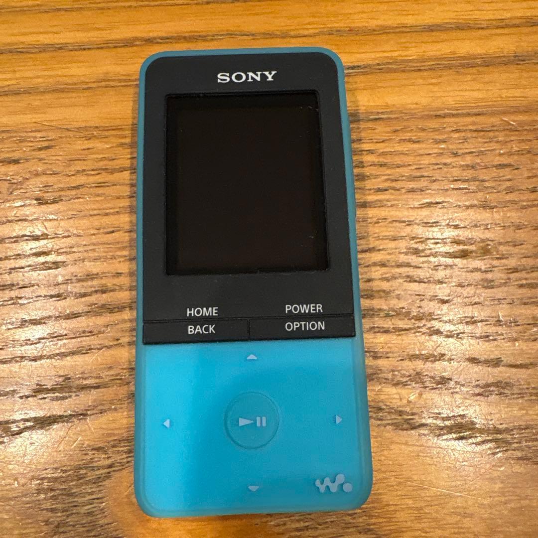 SONY ウォークマン 青色 充電器付き