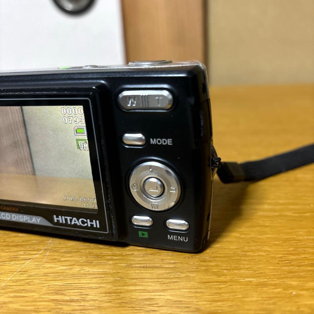 動作品 HITACHI コンパクトデジタルカメラ HDC-901 単3電池稼働