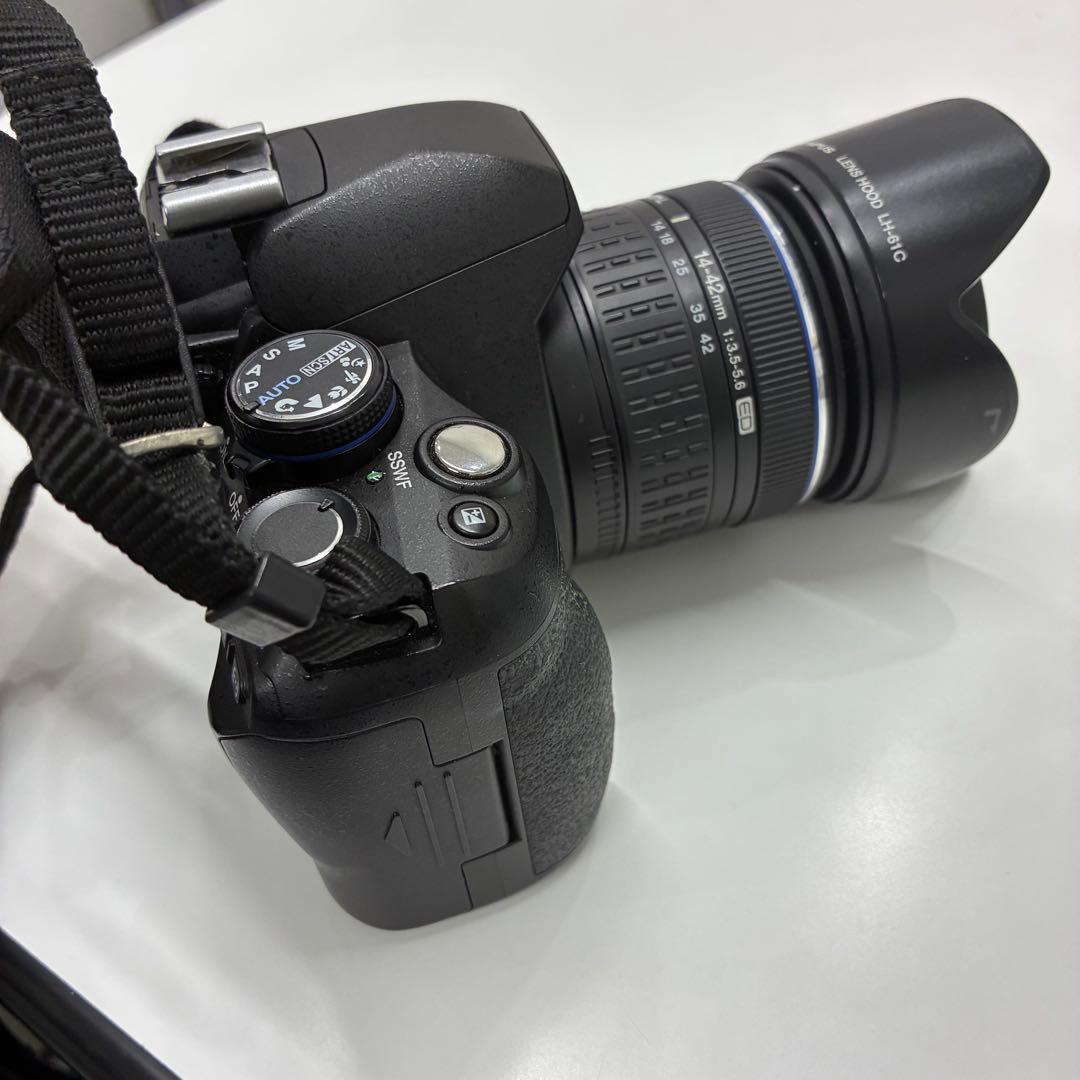 オリンパス E-620 デジタル一眼レフ＋14-42mm レンズセット フード付