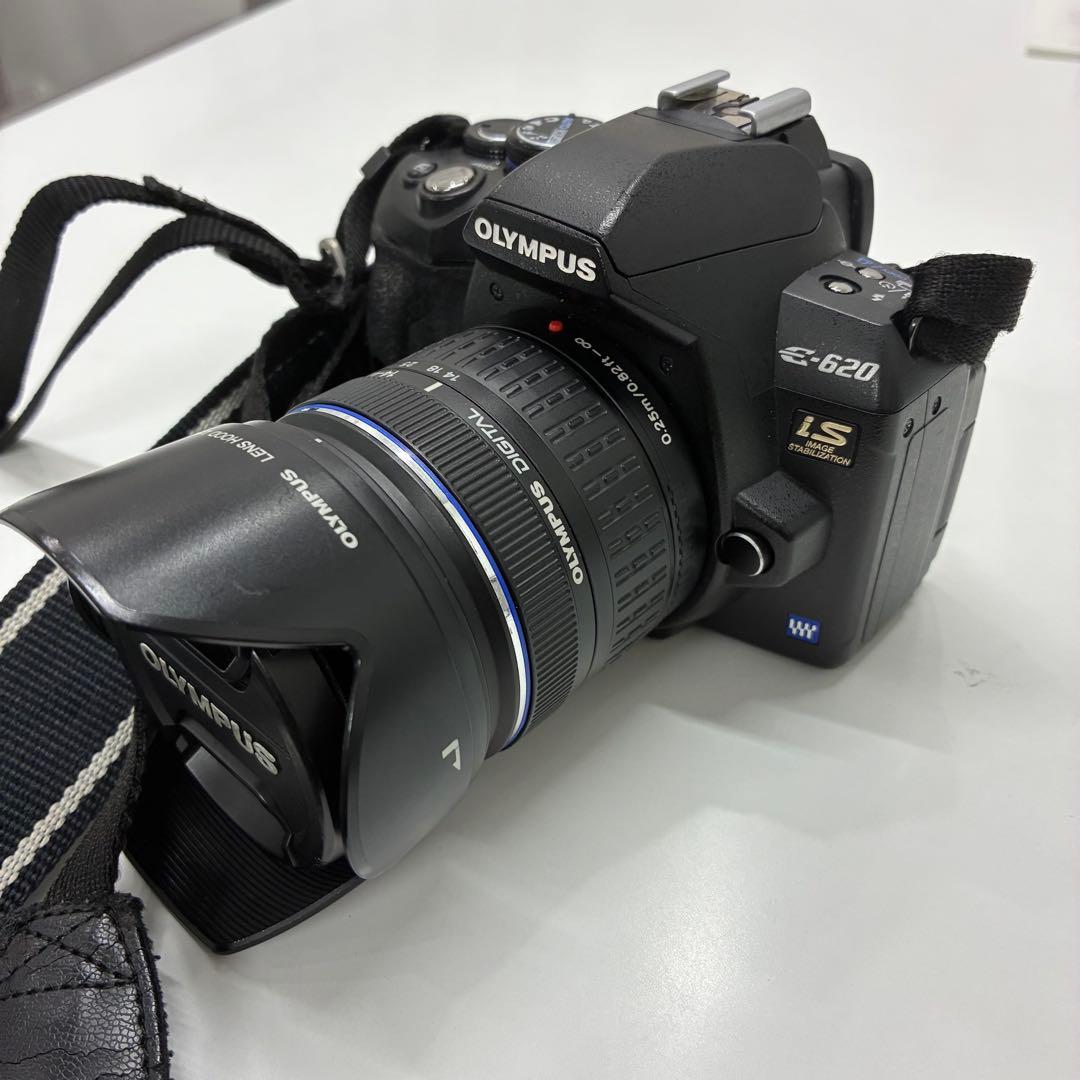 オリンパス E-620 デジタル一眼レフ＋14-42mm レンズセット フード付