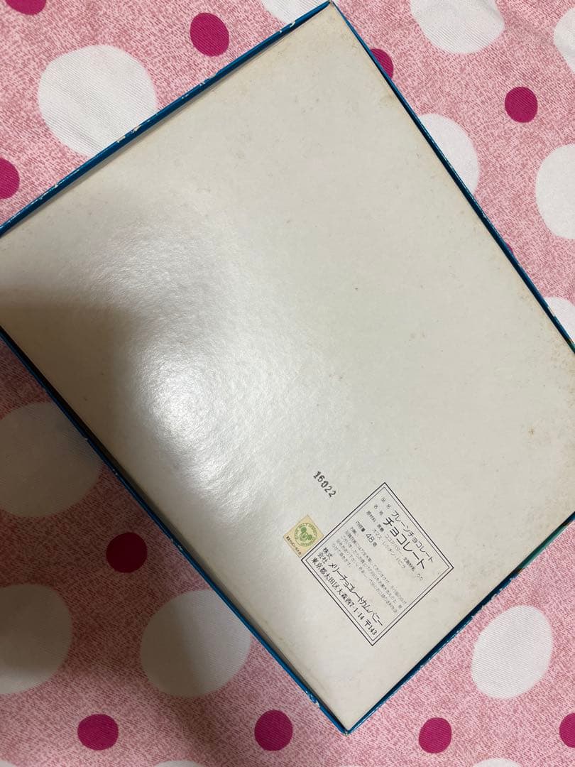 東京ディズニーランド 1986年 チョコ空箱 ミッキー ヴィンテージ