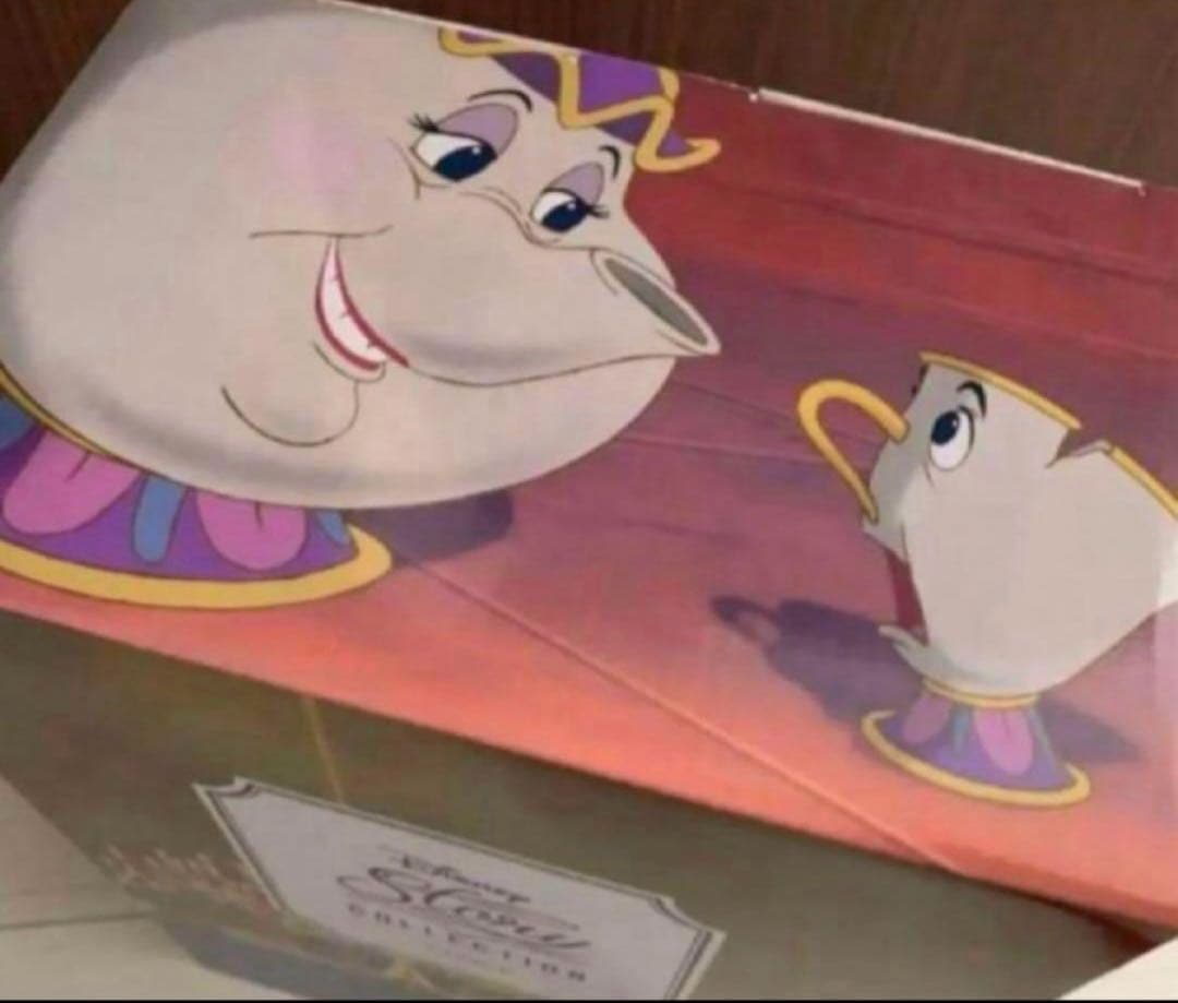 【ディズニーストア】美女と野獣　コグスワース　置き時計