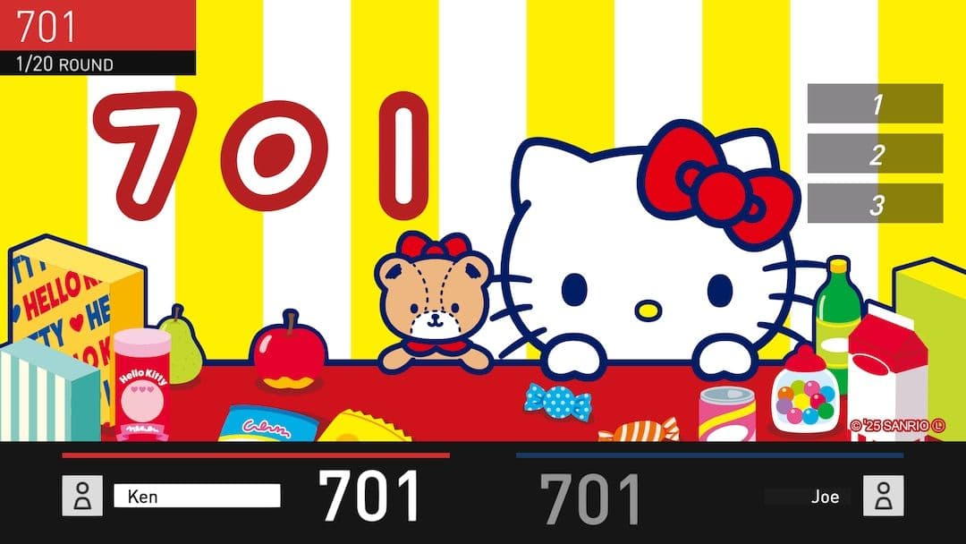 サンリオキャラクターズダーツセット 2025 ダーツハイブ店舗限定 ハローキティ