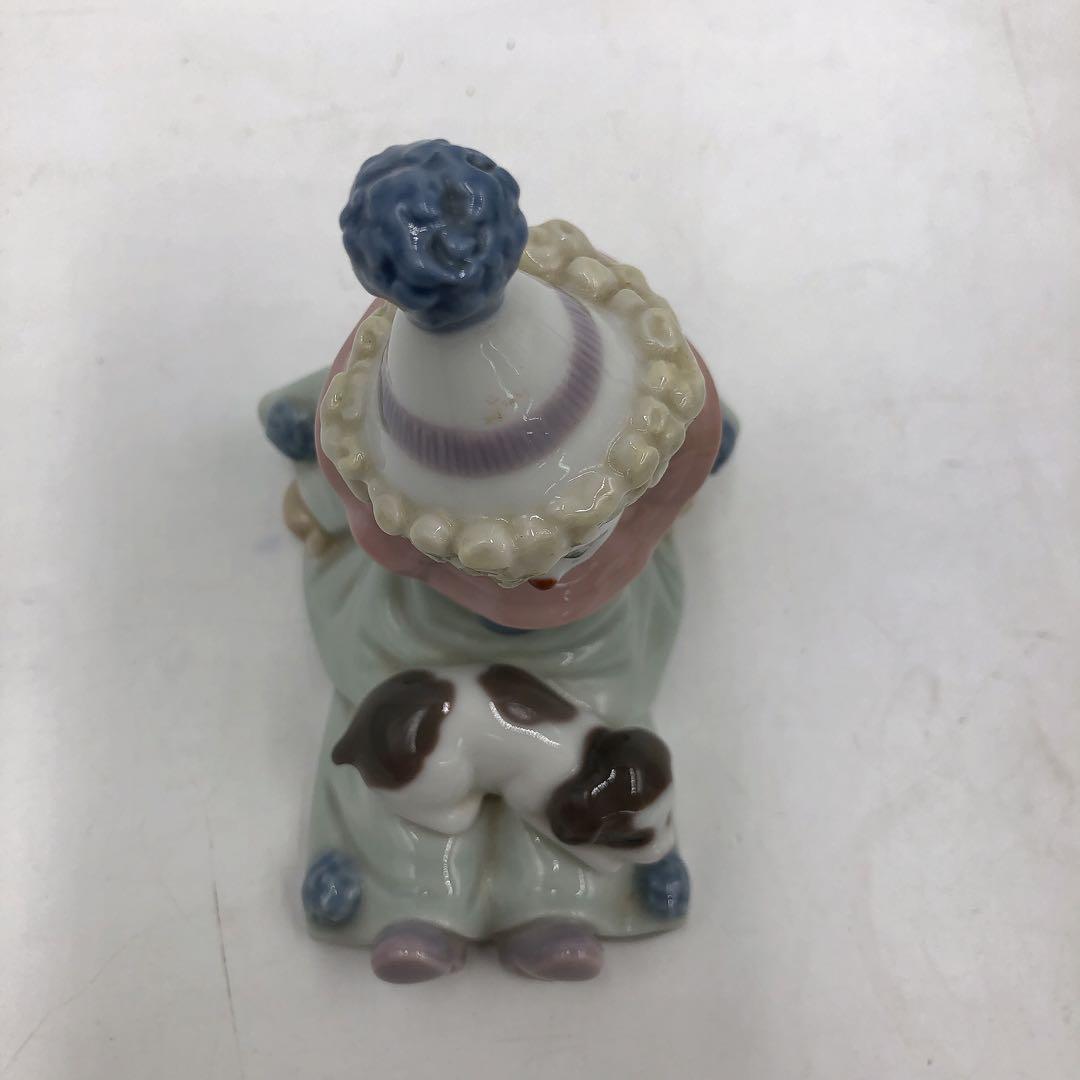 3AAM36 箱付き LLADROリヤドロ　ピエロ　「仔犬を持つピエロ」