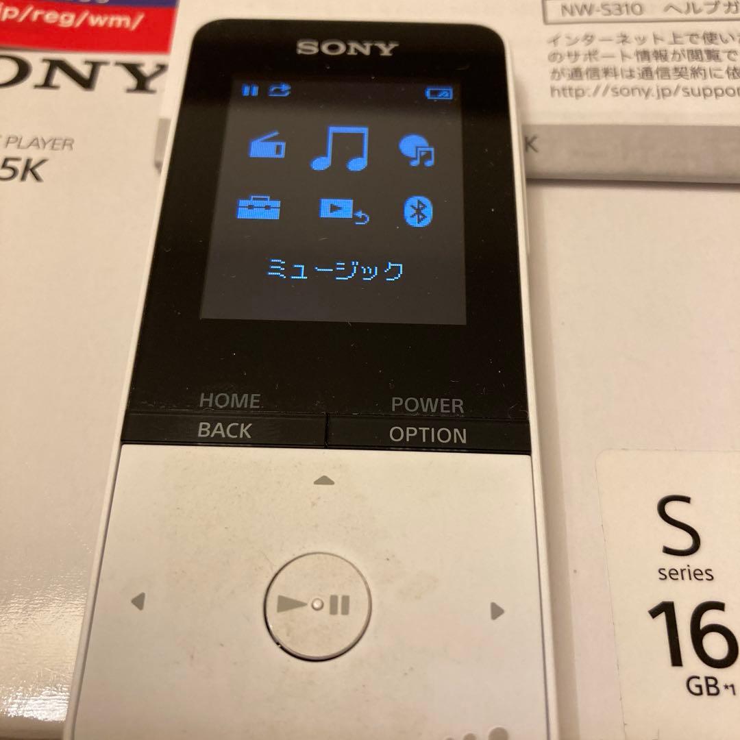 ✴️SONYウオークマン、ホワイトカラー、「NW-S315本体」⭐️綺麗‼️1回使用✴️