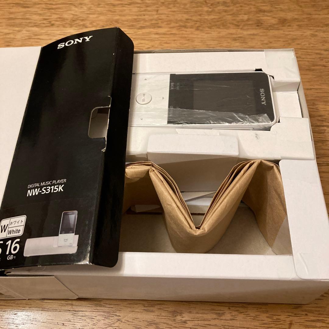 ✴️SONYウオークマン、ホワイトカラー、「NW-S315本体」⭐️綺麗‼️1回使用✴️