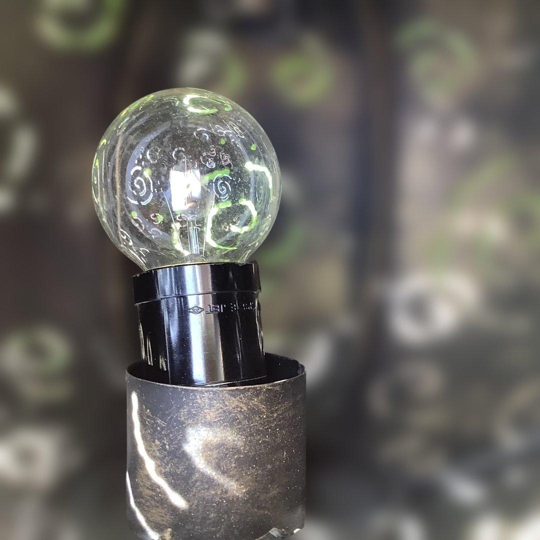 ハロウィン　ブリキパンプキン　ライトアップ　かぼちゃん　ガーデニング　飾り　置物