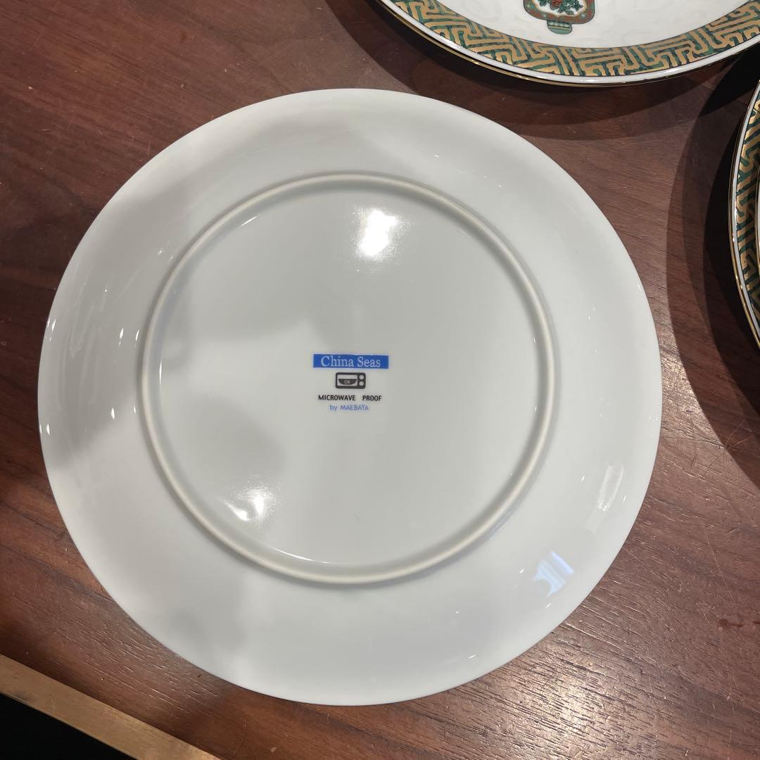 China Seas チャイナシーズ 平皿 4枚 23.5cm 前畑陶器 未使用