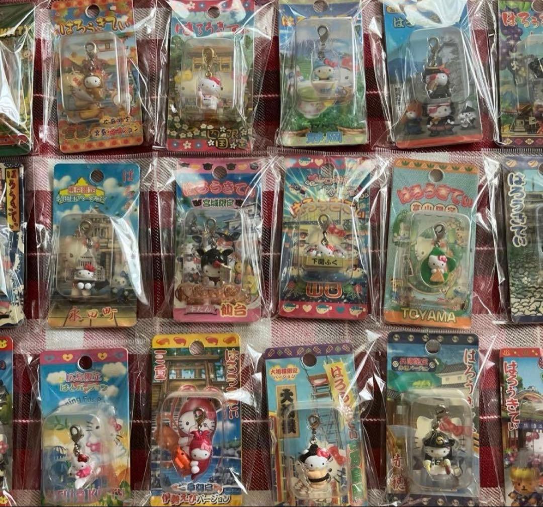 59個　ご当地ハローキティ キーホルダー ファスナーマスコット ストラップ