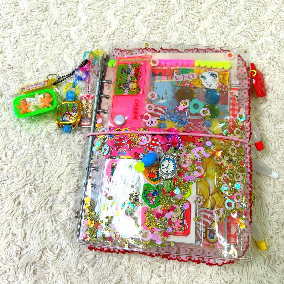 1043 おすそ分けファイル　A5クリアバインダー おもちゃ箱