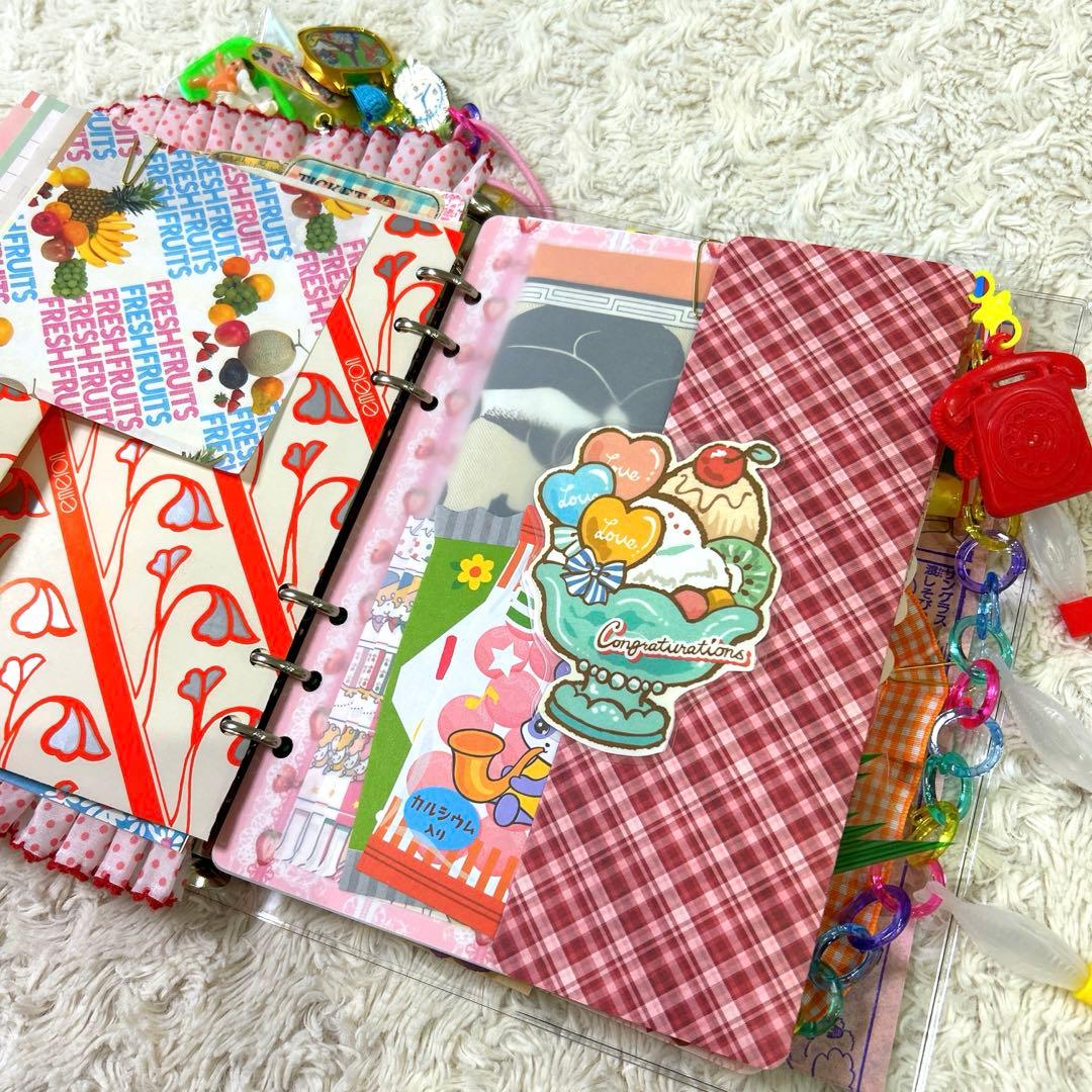 1043 おすそ分けファイル　A5クリアバインダー おもちゃ箱