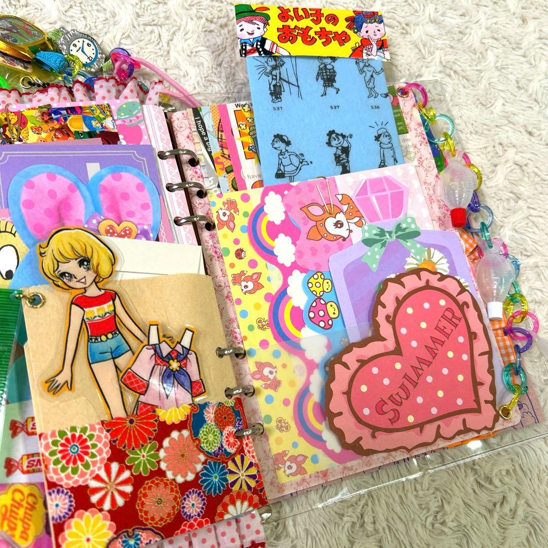 1043 おすそ分けファイル　A5クリアバインダー おもちゃ箱