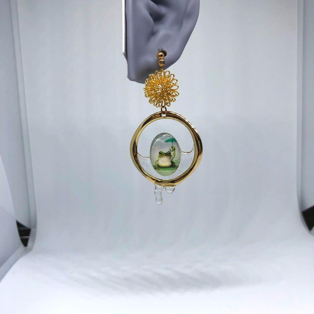 梅雨がちょっと好きになれるピアス