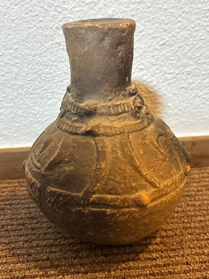 縄文土器　土偶紋様　十腰内遺跡　土器　土偶　骨董　アンティーク　発掘品　出土品