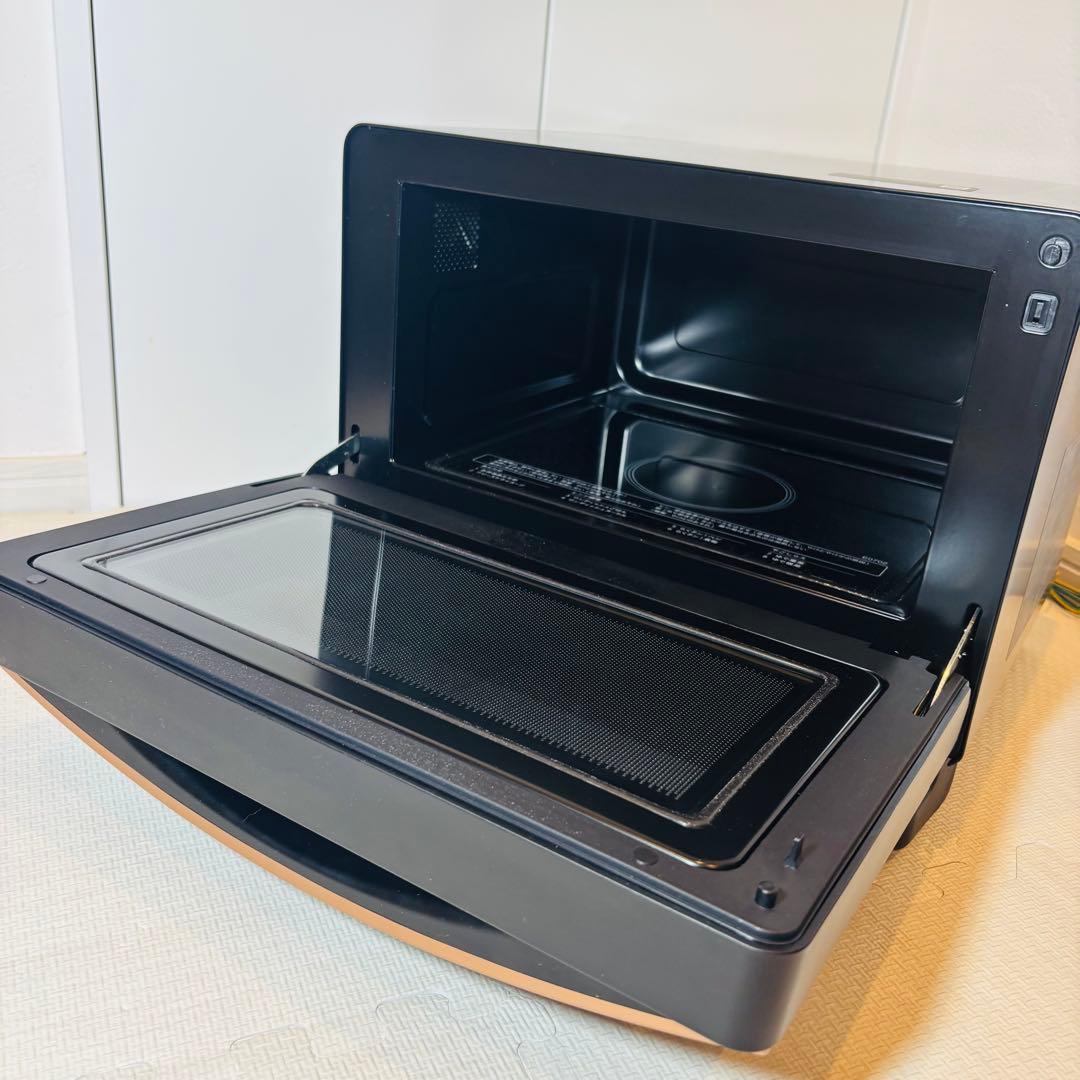 SHARP 単機能電子レンジ RE-TD184-B ブラック ゴールドノブ